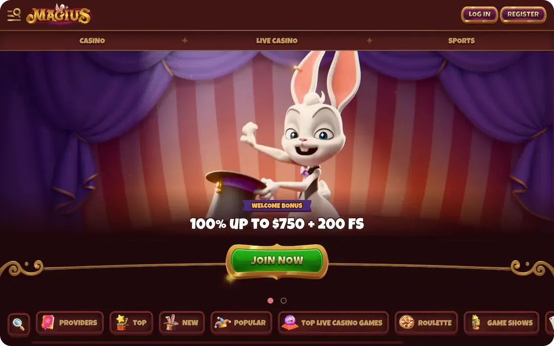 magius casino site